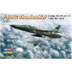 Hobbyboss 1/48 F-105G Thunderchief aircraft Model Kit