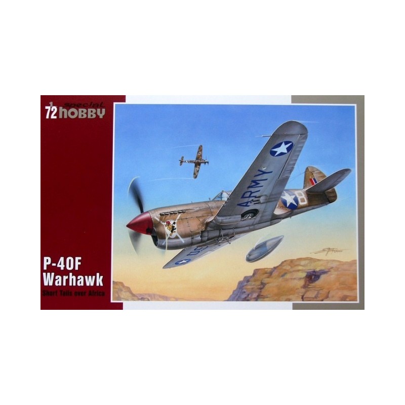 Maqueta de avion Special Hobby 1/72 P-40 F Warhawk Short Tails over Africa