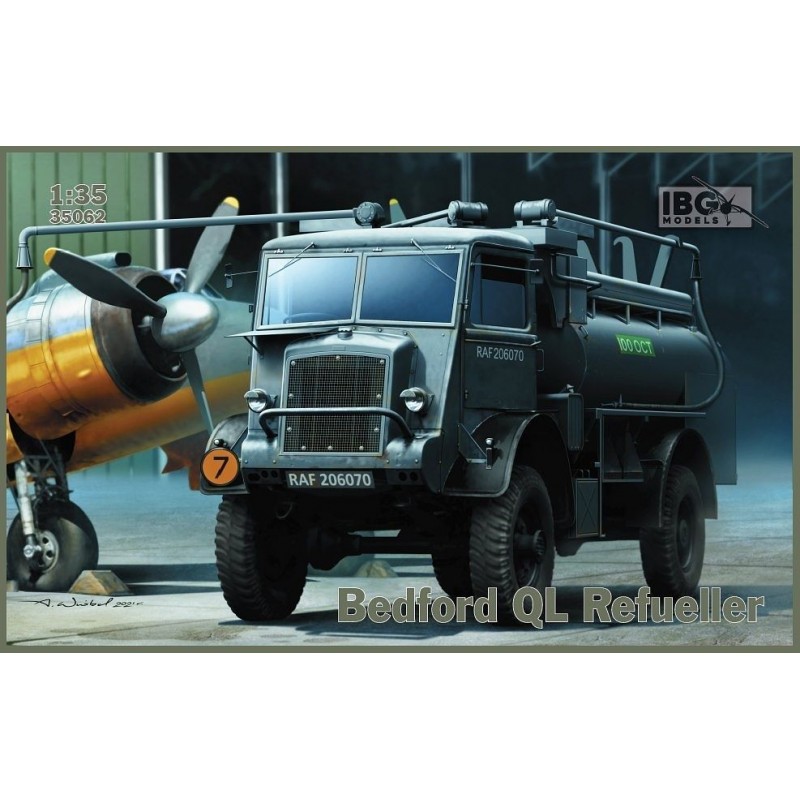 Maqueta 1/35 UK BEDFORD QL3 TON 4-WHEEL DRIVE REFUELING TRUCK