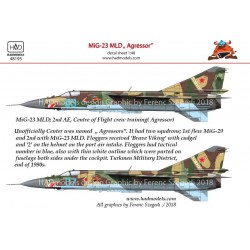 HAD 1/48 Decals MiG-23 MLD Aggressors Decal Sheet