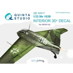 Quinta Studio 1/32 Me 163B interior 3D decals (meng)