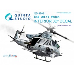 Quinta Studio 1/48 UH-1Y Venom 3d decals (kitty hawk)