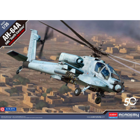 Academy 1/35 AH-64A ANG "South Carolina" helicopter model kit