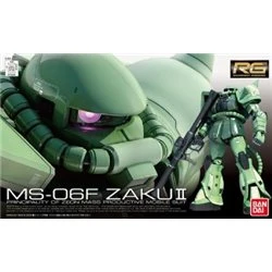 Bandai 1/144 RG MS-06 Zaku II (nº4) gundam model kit