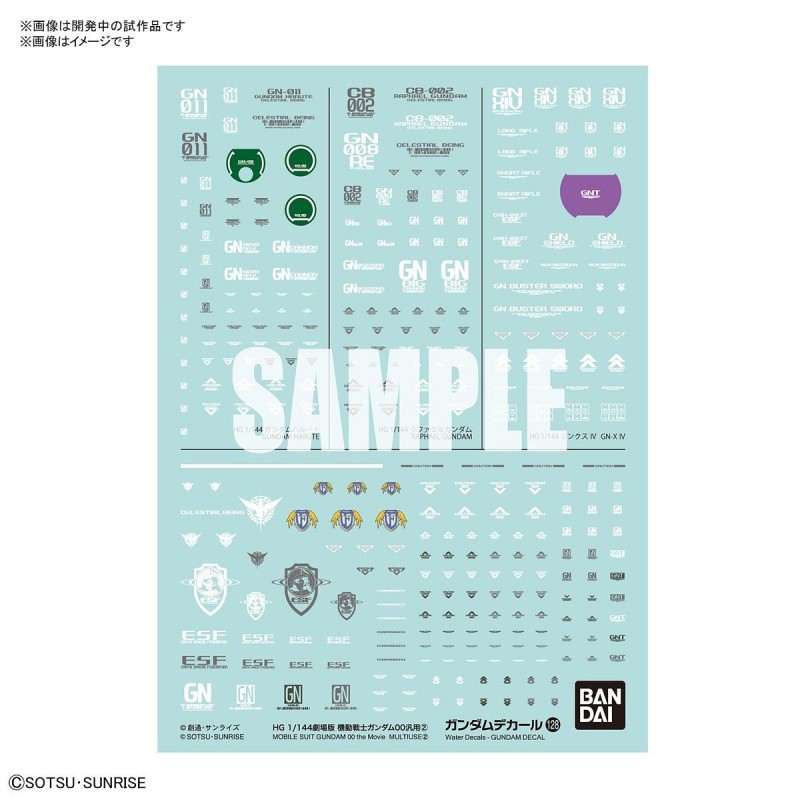 Bandai GD128 1/144 GUNDAM DECAL - Robotines