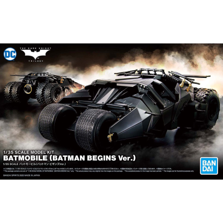 Maqueta del Batmobile versión Batman Begins en escala 1/35 de Bandai