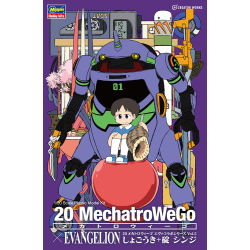 Hasegawa 1/20 20 MechatroWeGo Evangelion + Shinji Ikari