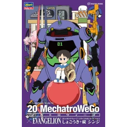 Hasegawa 1/20 20 MechatroWeGo Evangelion + Shinji Ikari