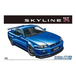 Aoshima Aoshima 1/24 Nissan BNR34 Skyline GT-R V-spec II '02