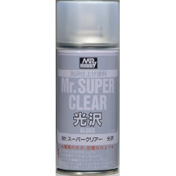 Mr Hobby Mr Super Clear spray 170ml (choose finish)