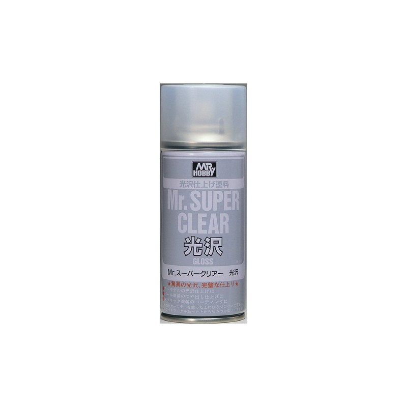 Mr Hobby Mr Super Clear spray 170ml (choose finish)