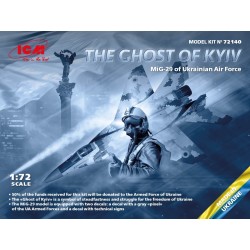 Maqueta de avion ICM 1/72  The Ghost of Kyiv MiG-29 of Ukrainian Air Forces