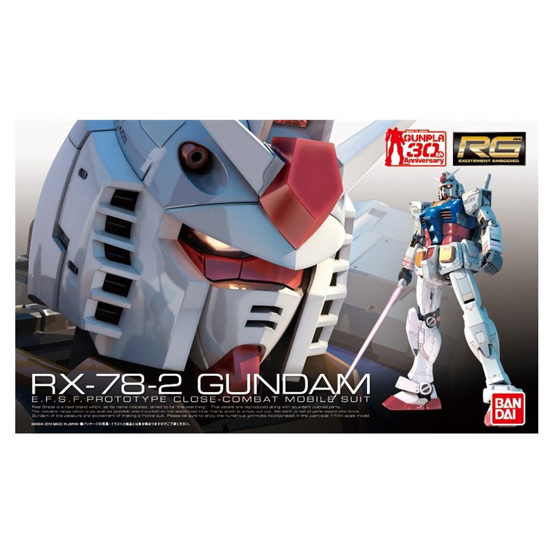 Bandai 1/144 RG RX-78-2 Gundam (nº1) Model Kit