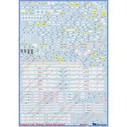 Begemot  Calcas 1/48 Sukhoi Su-24 'Fencer' family full stencils