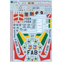 FCM Decal 1/32 Mirage IIIE - Brazilian Air Force 'Forca Aerea Brasileira'