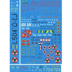 FCM 1/48 Decals Dassault Mirage III Pt 1