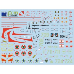 FCM 1/72 Decals Dassault Mirage III Pt 1