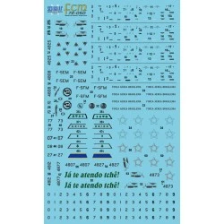 FCM 1/72 Decals Northrop F-5EM / F-5FM Brazilian Air Force