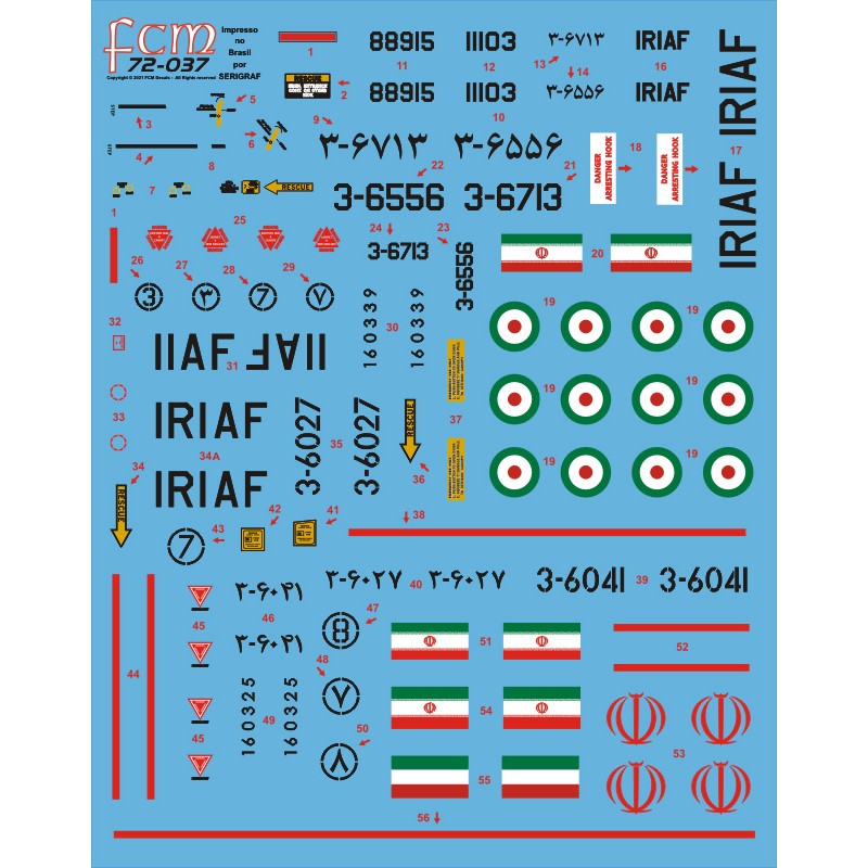 FCM Calcas 1/72 Grumman F-14A Tomcat Iran