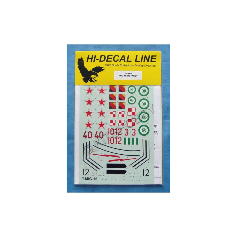 Hi-Decal 1/48 Decals  Mikoyan MiG-15