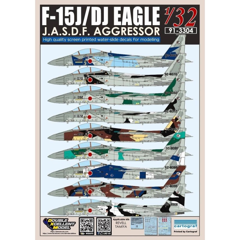 DXM Decal 1/32 JASDF F-15J/DJ Aggressor