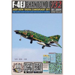 Calca DXM 1/32 F4EJ Phantom II JASDF ADTW "digital camouflage" 2017