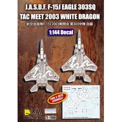 DXM Calca 1/144 JASDF F-15J Eagle TAC Meet 2003 White Dragon