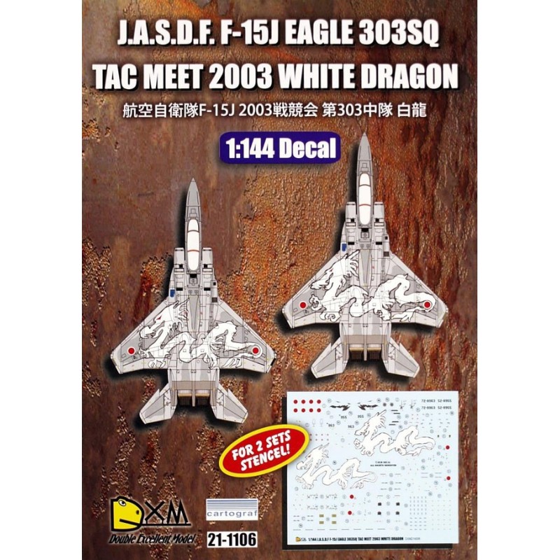 DXM Calca 1/144 JASDF F-15J Eagle TAC Meet 2003 White Dragon