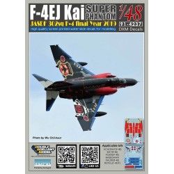 DXM Decal 1/48 JASDF F-4EJ KAI 302SQ Final Year 2019 "Black"