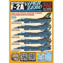 DXM Calca 1/48 JASDF F-2A Viper Zero 6SQ Special Schemes