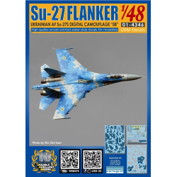 DXM Calca 1/48  Ukrainian Air Force Su-27 Digital Camouflage Scheme