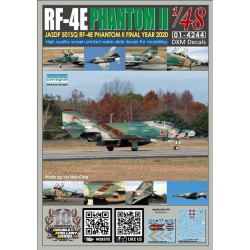 DXM Decals 1/48 JASDF RF-4E Phantom II 501SQ Final Year 2020 57-6907(Jungle Camo)