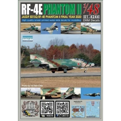 DXM Decals 1/48 JASDF RF-4E Phantom II 501SQ Final Year 2020 57-6907(Jungle Camo)