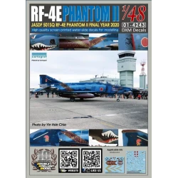 DXM Calca 1/48 JASDF RF-4E Phantom II 501SQ Final Year 2020 47-6905(Sea Camo)