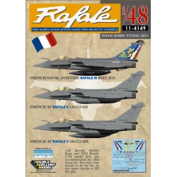 DXM Calca 1/48 French AF and Naval Aviation Rafale C/M