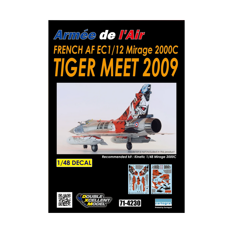 DXM Calca 1/48 French AF M2000C EC1/12 Tigermeet 2009