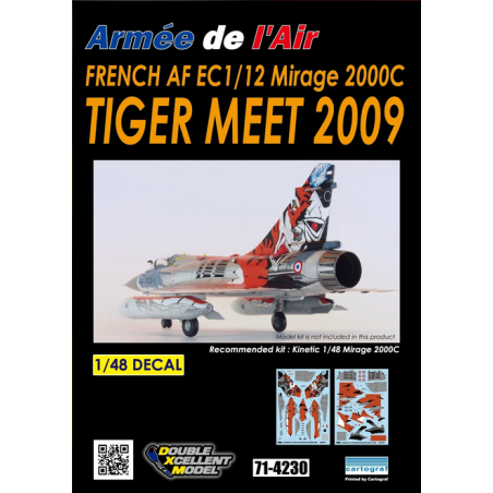 DXM Calca 1/48 French AF M2000C EC1/12 Tigermeet 2009