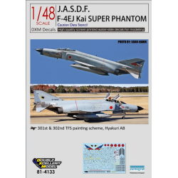 DXM calca 1/48 JASDF F-4EJ Kai caution data stencil