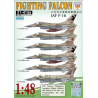 DXM Decals 1/48  IAF F-16 Fighting Falcon Collection