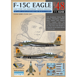 DXM Calca 1/48 USAF 173FW Anniversary "David R. Kingsley" McDonnell Douglas F-15C