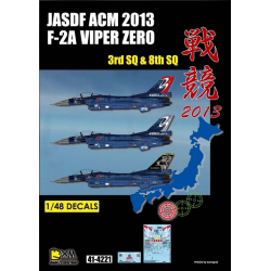 Calca 1/48 JASDF ACM 2013 F-2A VIPER ZERO 3rd SQ & 8th SQ