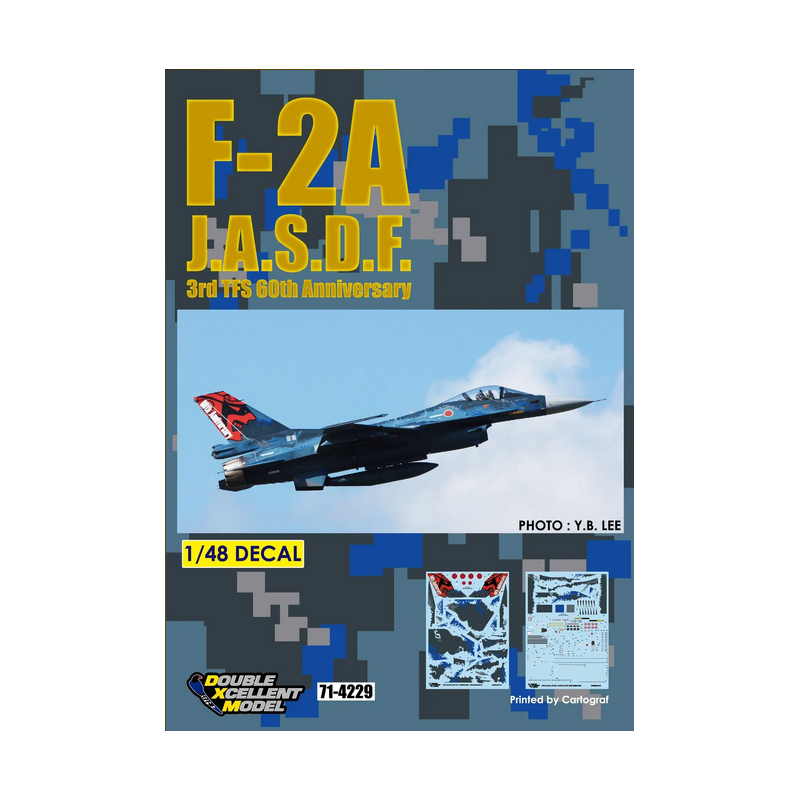 DXM Calca 1/48 F-2A J.A.S.D.F. 3rd TFS 60th Anniversary