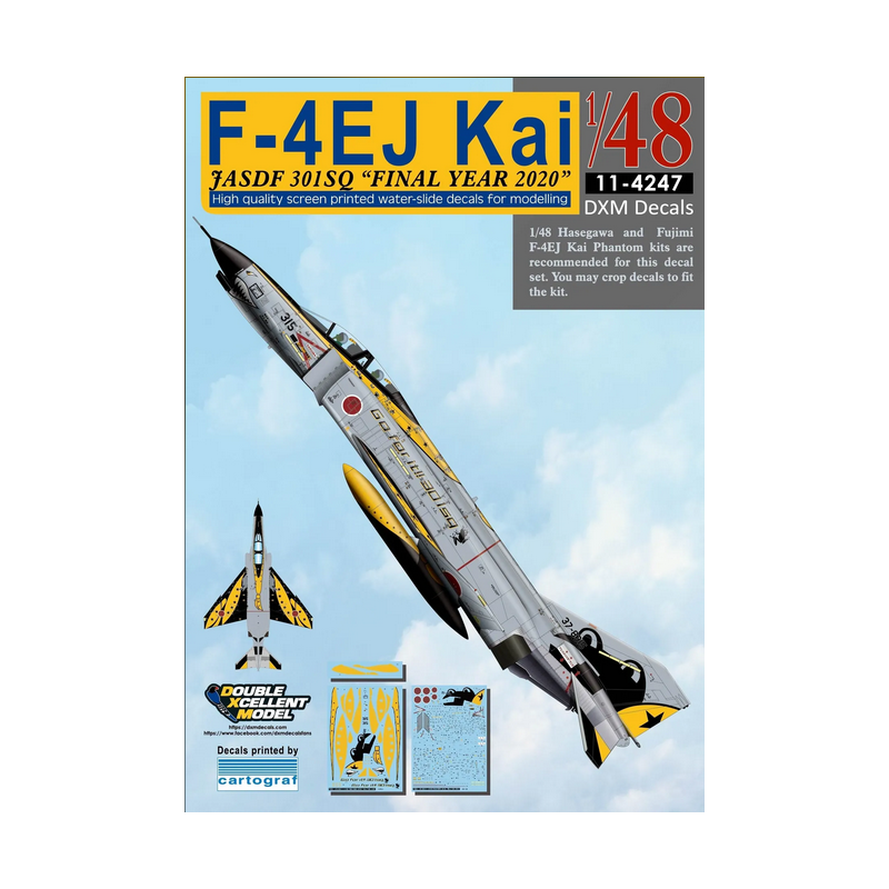 DXM Decals 1/48 F-4EJ Kai JASDF 301SQ "Final Year 2020"