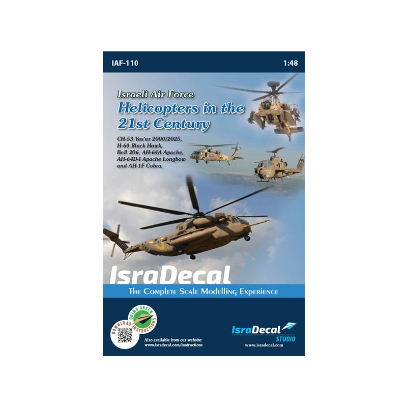 Isradecal 1/48 Decals  IAF Helicopers in 21st Century.