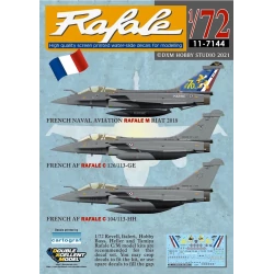 DXM Calcas 1/72  French AF and Naval Aviation Rafale C/M