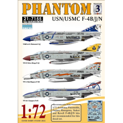 DXM Decals 1/72 Phantom USN/USMC F-4B/J/N