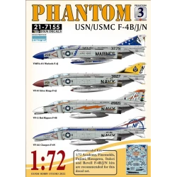 DXM Decals 1/72 Phantom USN/USMC F-4B/J/N