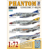 DXM Decals 1/72 Phantom USN/USMC F-4B/J/N