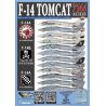 DXM Calca 1/144 F-14A F-14B Tomcat VF-1 VF-103 VF-211