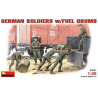 Miniart 1/35 German Soldiers w/Fuel Drums